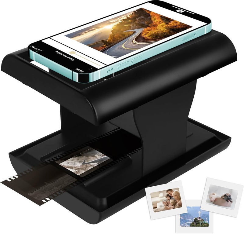 DGODRT Mobile Film Scanner, 35mm Slide and Negative Scanner for Old Slides to JPG, Suitable for iPhone and Smartphone, Support Editing and Sharing - Image 1